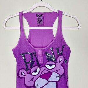 Vintage Y2K purple sequin tank top 💜 by Bershka